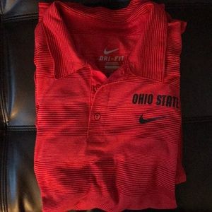 Gently Worn Ohio State Mens L Nike Polo